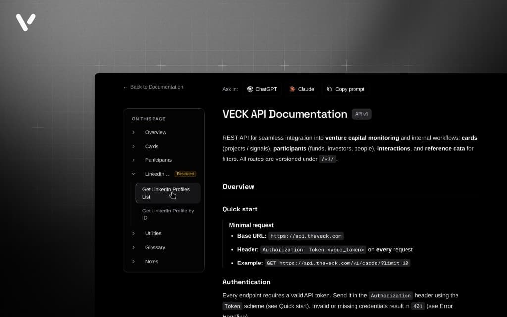 LinkedIn Profiles API