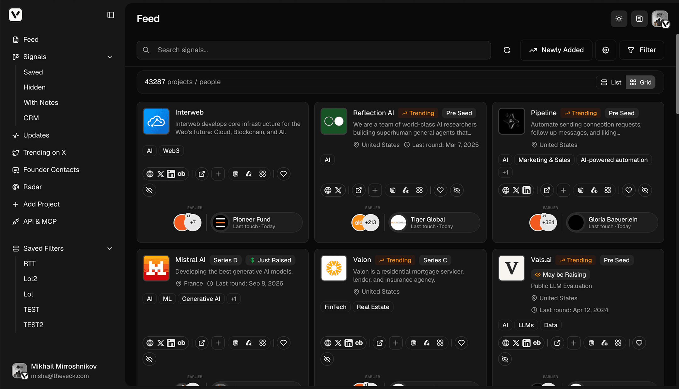 Veck Feed