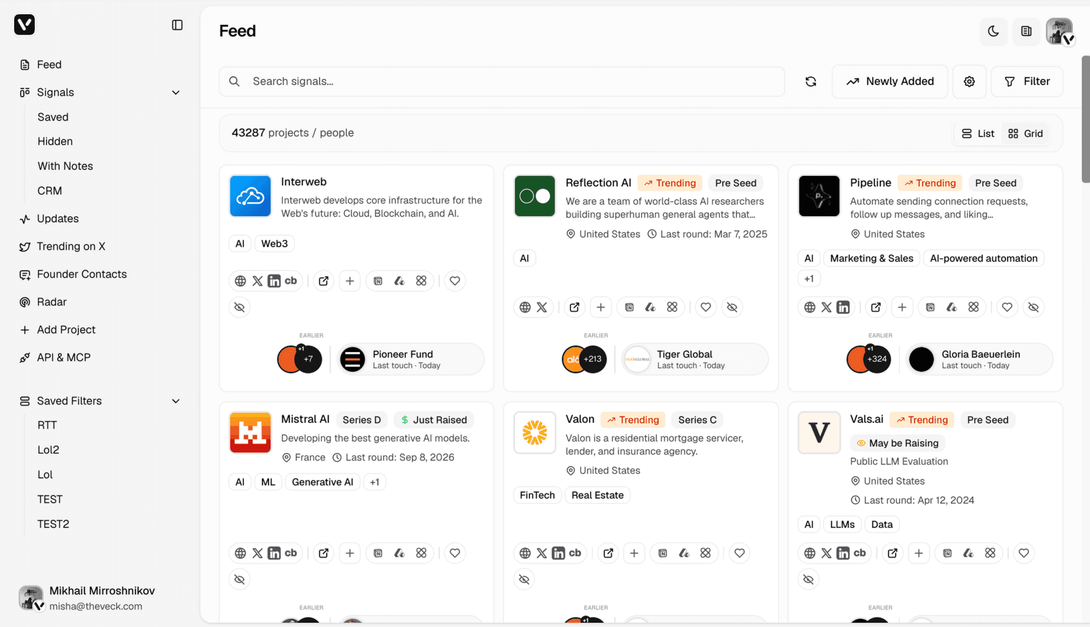 Veck Feed
